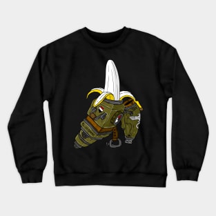 armored reichs banana. Crewneck Sweatshirt